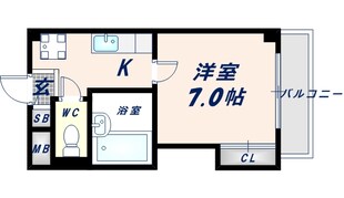 EAST RESIDENCE NAGATAの物件間取画像